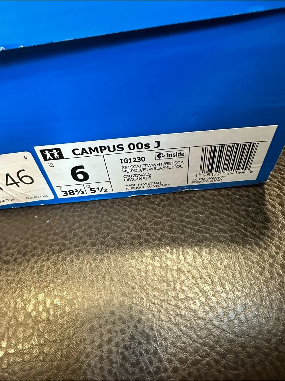 Adidas Campus 00s Youth size 6